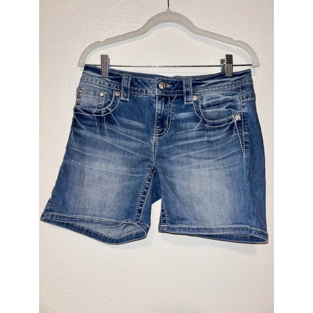 Miss me mid short denim shorts size 27